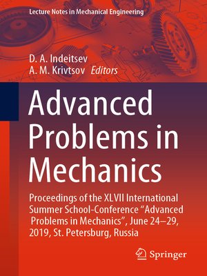 cover image of Advanced Problems in Mechanics